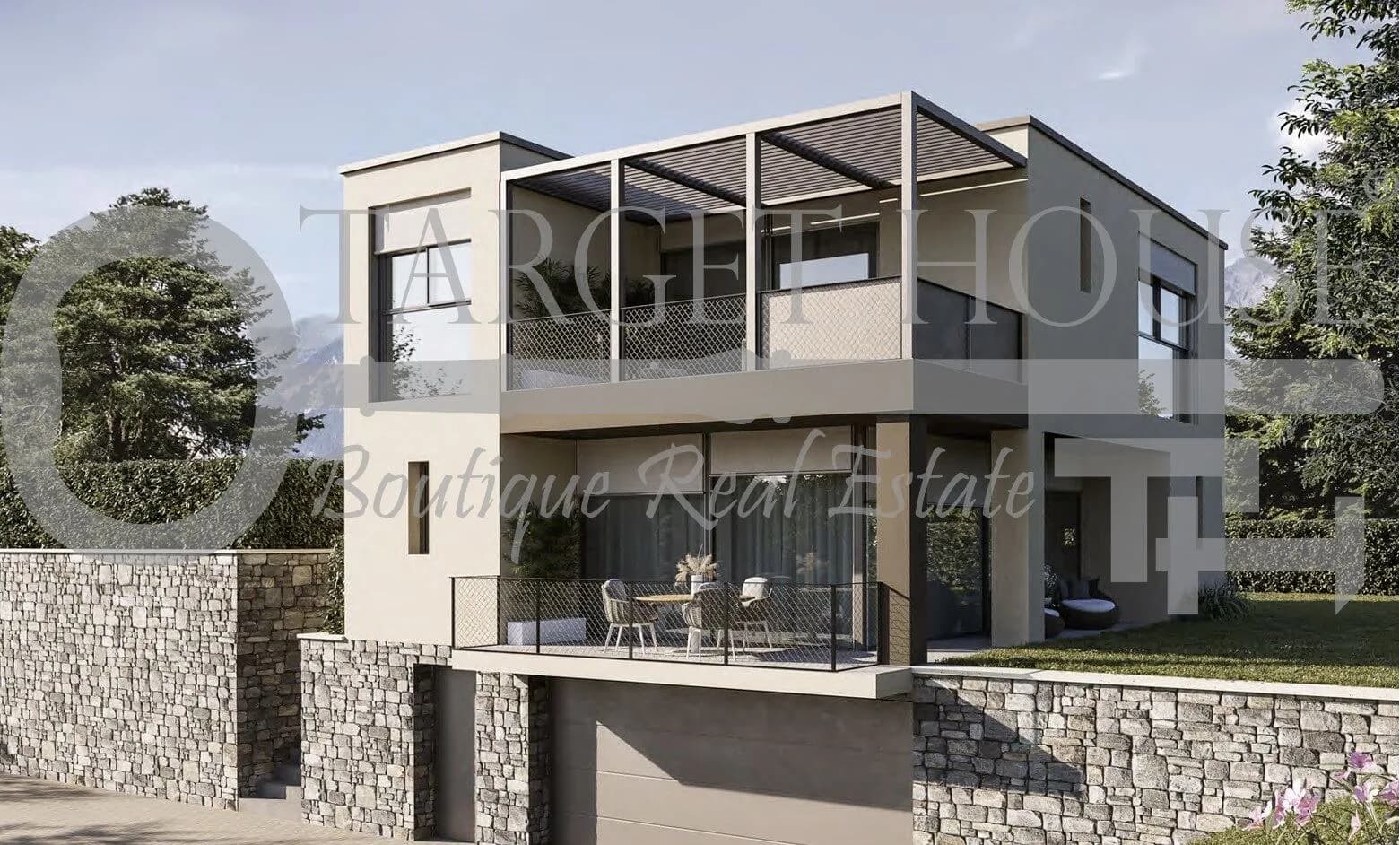 Modern Menaggio Villa with Lake Como and Bellagio Views