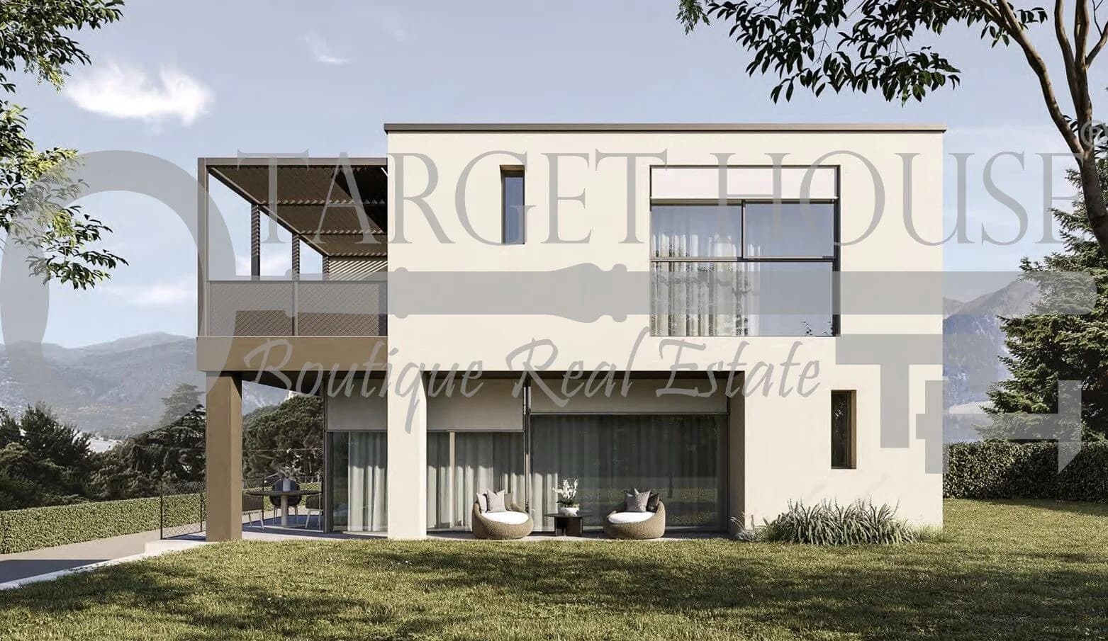 Modern villa in Menaggio with Lake Como and Bellagio views — gallery photo 6