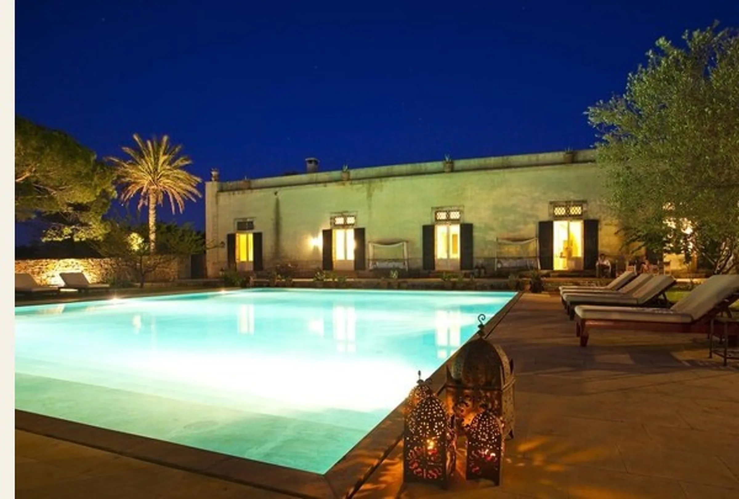pool night