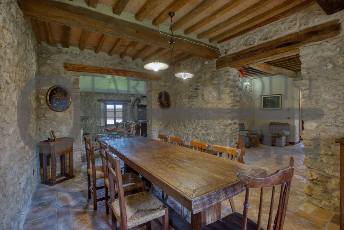 Panoramic Tuscan farmhouse near Bibbona with olive groves and country views — gallery photo 18
