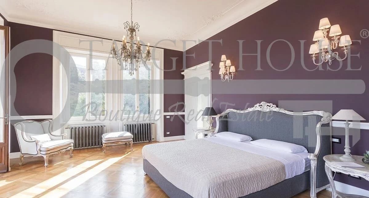 Restored 1875 Liberty villa in Stresa with private park — gallery photo 3