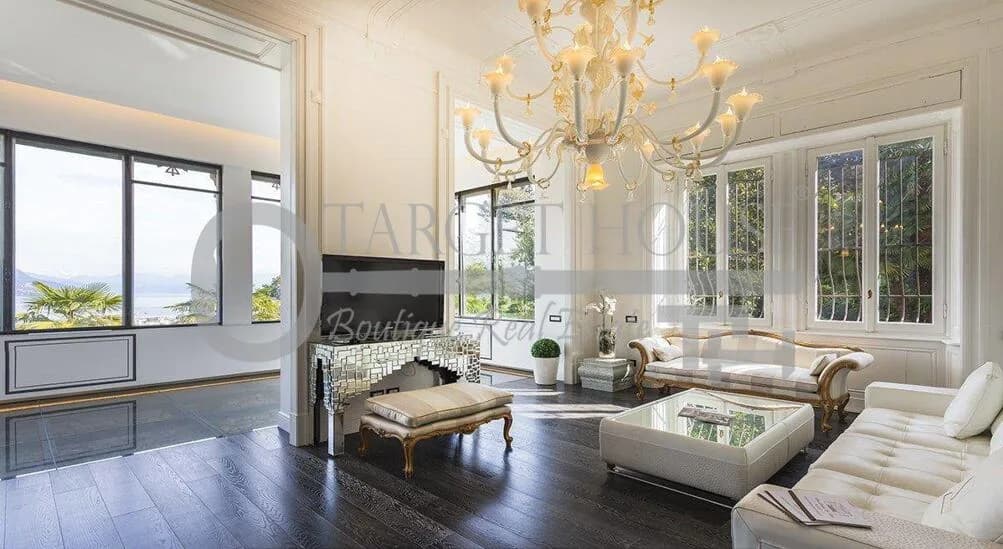 Restored 1875 Liberty villa in Stresa with private park — gallery photo 7