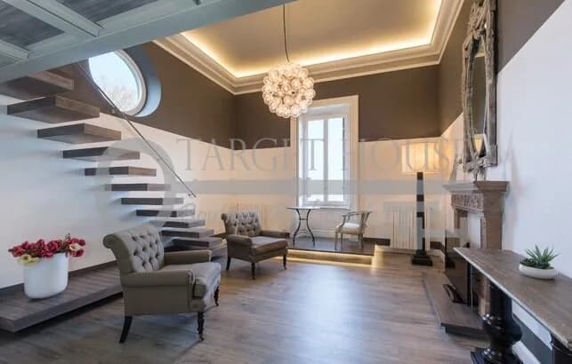 Restored 1875 Liberty villa in Stresa with private park — gallery photo 22