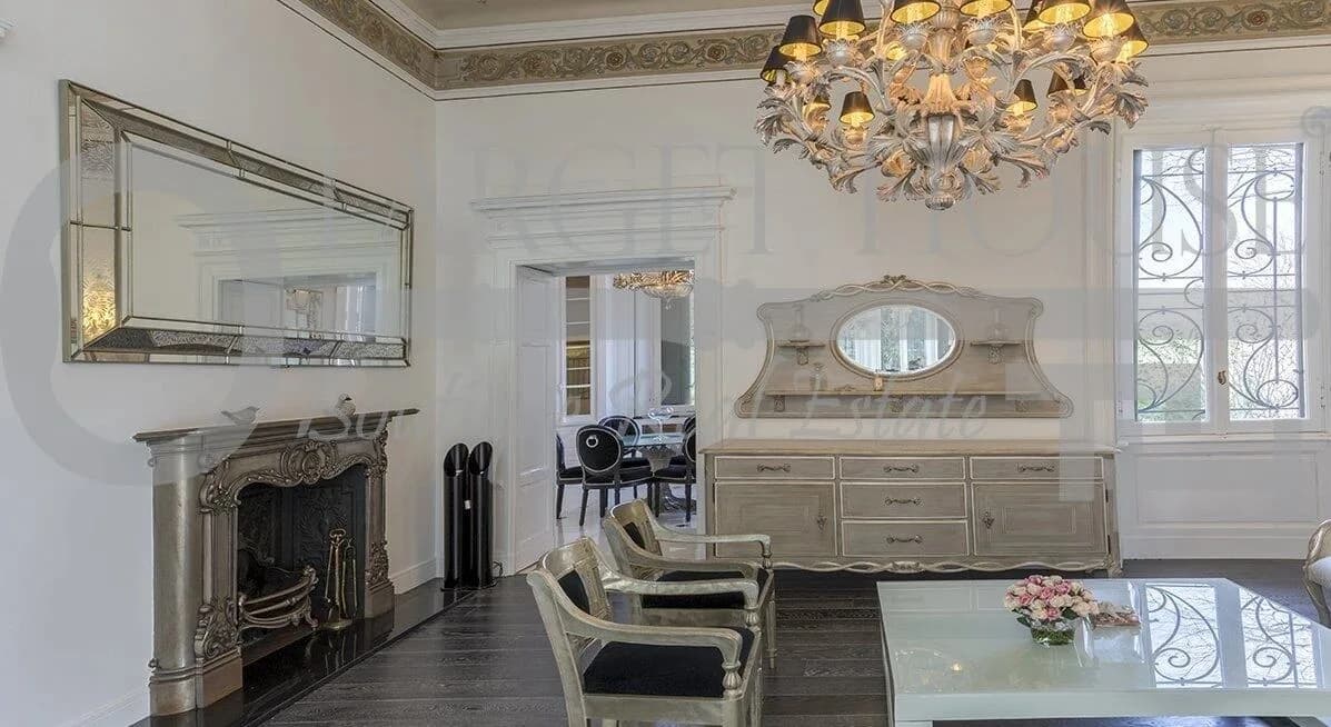 Restored 1875 Liberty villa in Stresa with private park — gallery photo 26